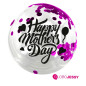 Kit de 3 Globos Mamá CON GAS HELIO