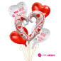 Kit de 5 globos Mamá Kit de 5 globos Mamá