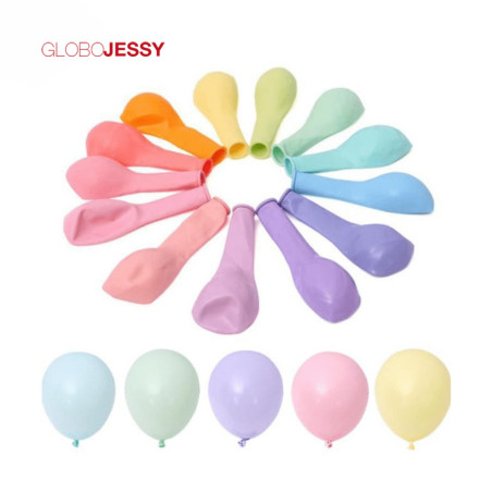 Kit de globos color Pastel 9"