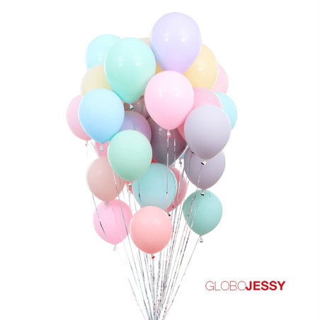 Kit de globos color Pastel 9"