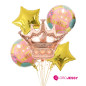 Kit de 5 globos Corona