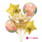 Kit de 5 globos Corona
