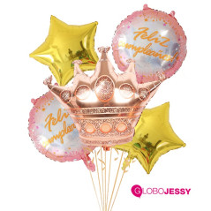 Kit de 5 globos Corona