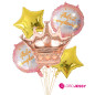 Kit de 5 globos Corona