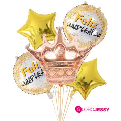 Kit de 5 globos Corona